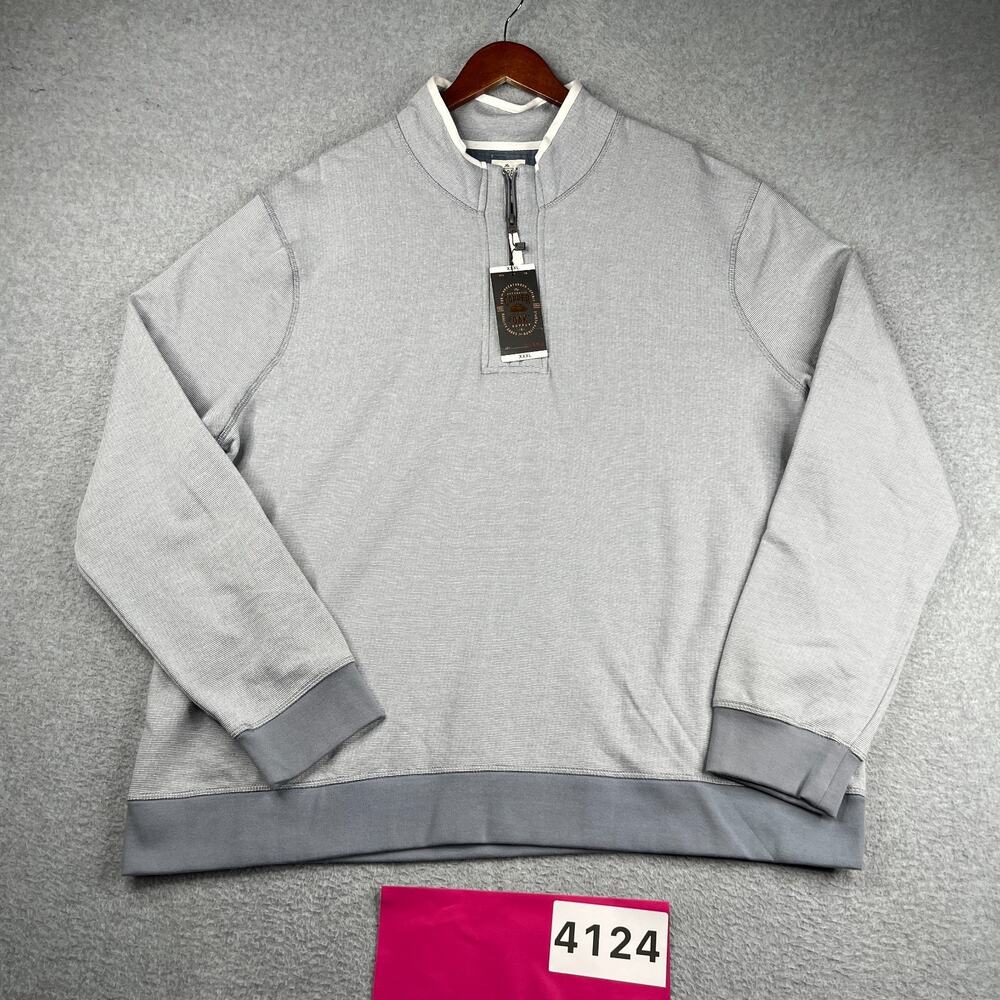 Copper Oak Supply Sweatshirt 1/2 Zip Mirage Gray Pullover Mens 3XL NEW NWT